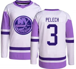Men's Adam Pelech New York Islanders Hockey Fights Cancer Jersey - Authentic