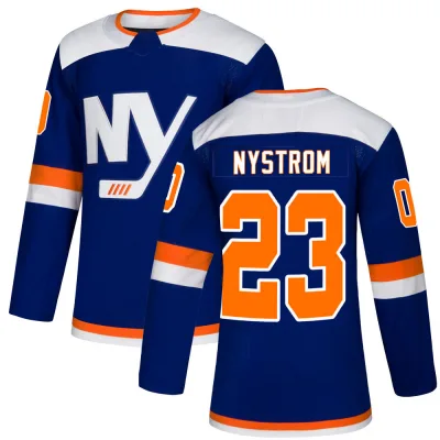 Men's Bob Nystrom New York Islanders Alternate Jersey - Blue Authentic