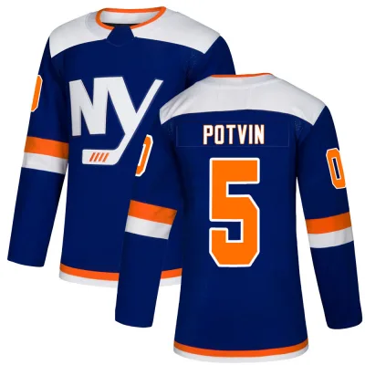 Men's Denis Potvin New York Islanders Alternate Jersey - Blue Authentic
