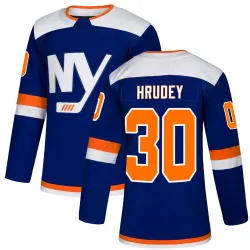 Men's Kelly Hrudey New York Islanders Alternate Jersey - Blue Authentic