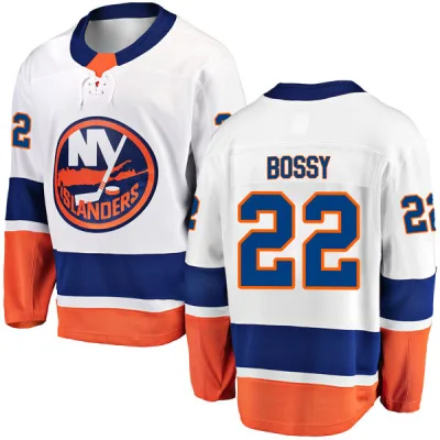 Men's Mike Bossy New York Islanders Away Jersey - White Breakaway