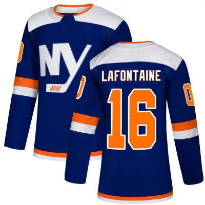 Men's Pat LaFontaine New York Islanders Alternate Jersey - Blue Authentic