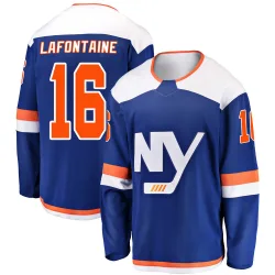 Men's Pat LaFontaine New York Islanders Alternate Jersey - Blue Breakaway