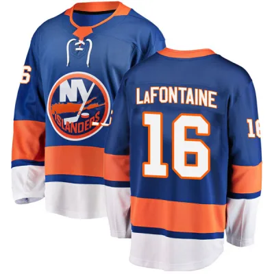 Men's Pat LaFontaine New York Islanders Home Jersey - Blue Breakaway