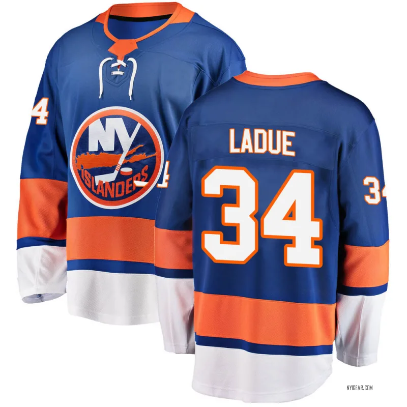 Men's Paul LaDue New York Islanders Home Jersey - Blue Breakaway