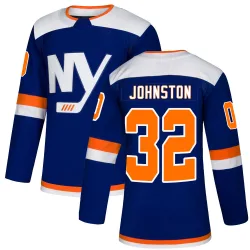 Men's Ross Johnston New York Islanders Alternate Jersey - Blue Authentic