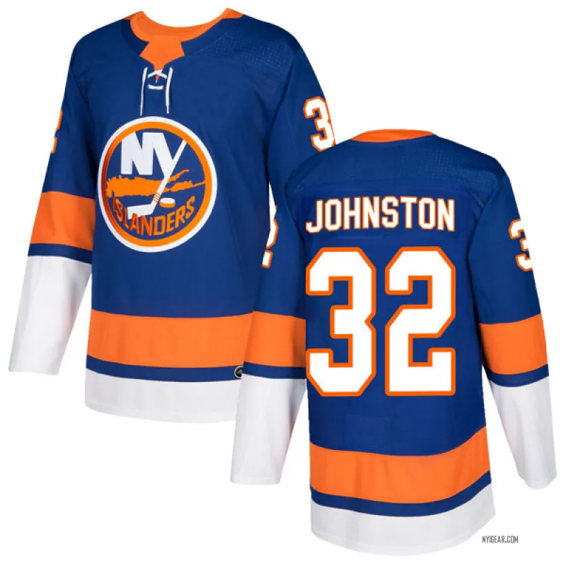 Men's Ross Johnston New York Islanders Home Jersey - Royal Authentic