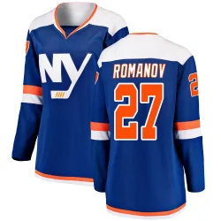 Women's Alexander Romanov New York Islanders Alternate Jersey - Blue Breakaway