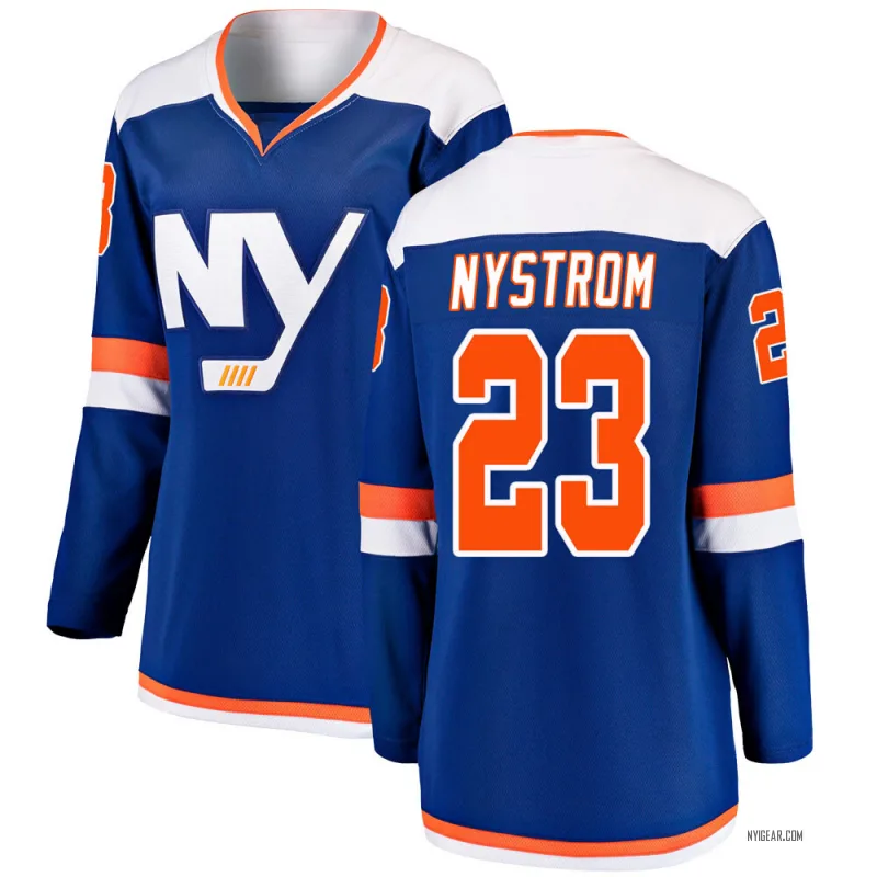 Women's Bob Nystrom New York Islanders Alternate Jersey - Blue Breakaway