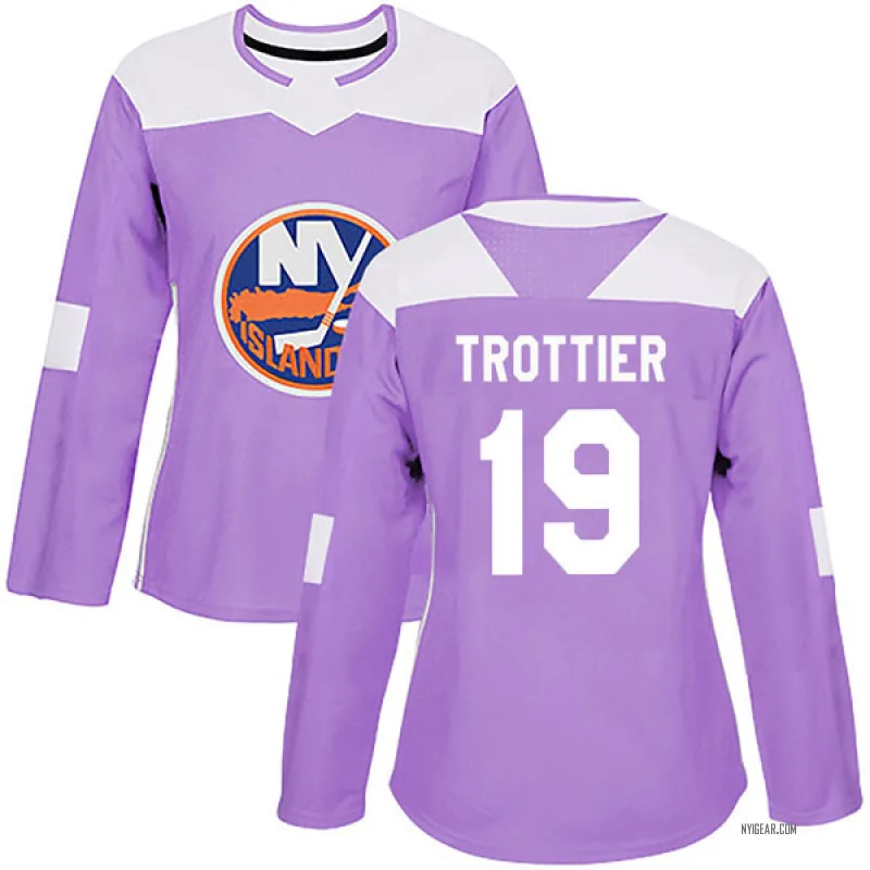 Women's Bryan Trottier New York Islanders Fights Cancer Practice Jersey - Purple Authentic