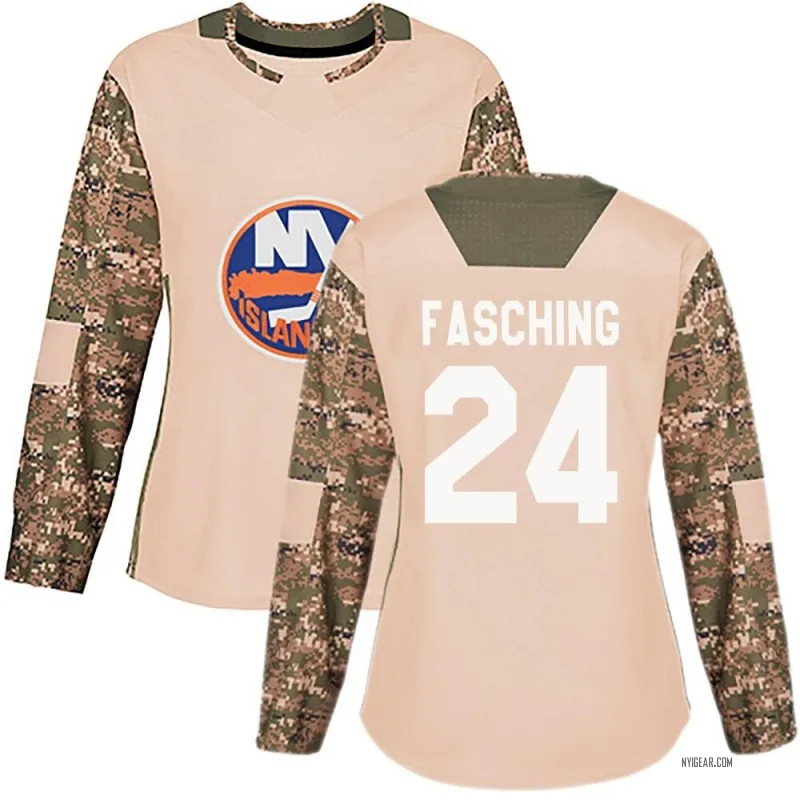 Women's Hudson Fasching New York Islanders Veterans Day Practice Jersey - Camo Authentic