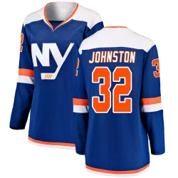 Women's Ross Johnston New York Islanders Alternate Jersey - Blue Breakaway