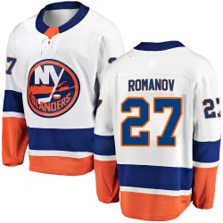 Youth Alexander Romanov New York Islanders Away Jersey - White Breakaway