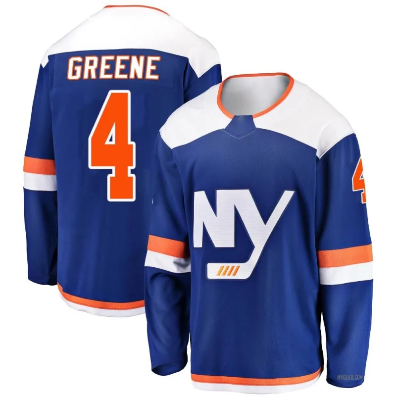 Youth Andy Greene New York Islanders Alternate Jersey - Blue Breakaway