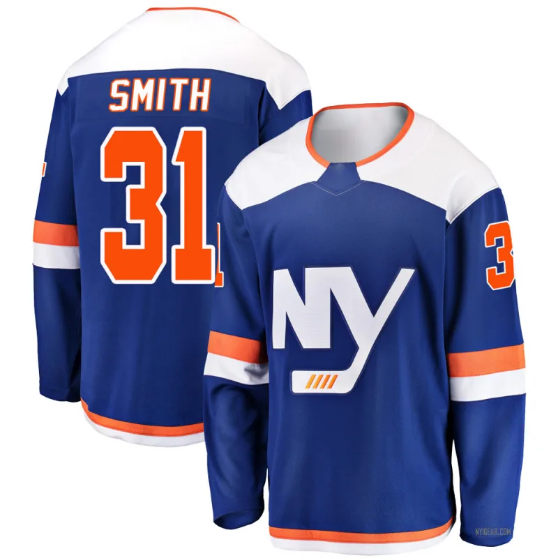 Youth Billy Smith New York Islanders Alternate Jersey - Blue Breakaway