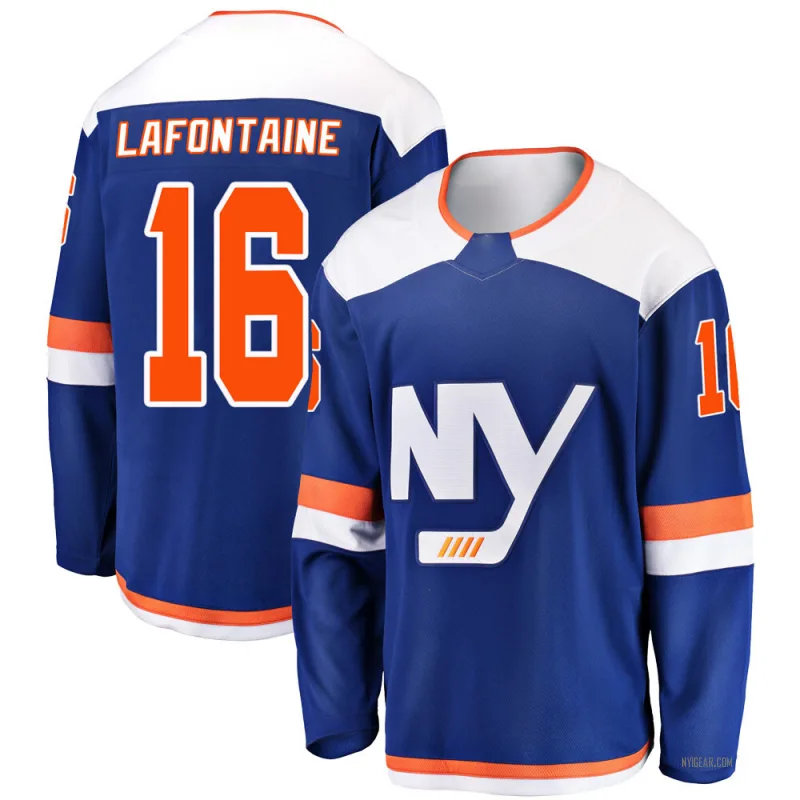 Youth Pat LaFontaine New York Islanders Alternate Jersey - Blue Breakaway