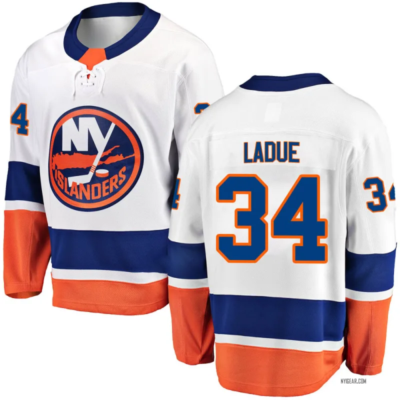 Youth Paul LaDue New York Islanders Away Jersey - White Breakaway
